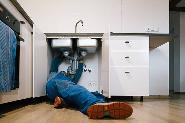 Professional Drain Cleaning technician working in Altoona, PA